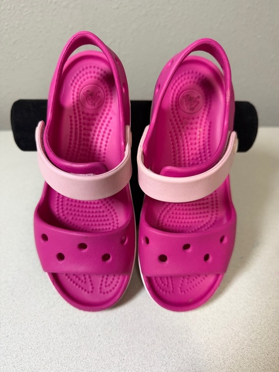 CROCS Other - CROCS Kids Hot Pink Sandals with Light Pink Strap